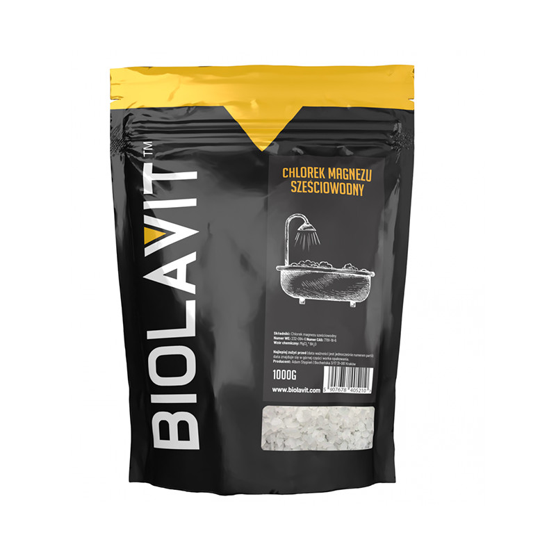 BILAVIT CHLOREK MAGNEZU PŁATKI 1000g BILAVIT CHLOREK MAGNEZU PŁATKI 1000g