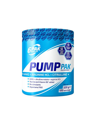 6PAK PUMP PAK 320g lemon pineapple