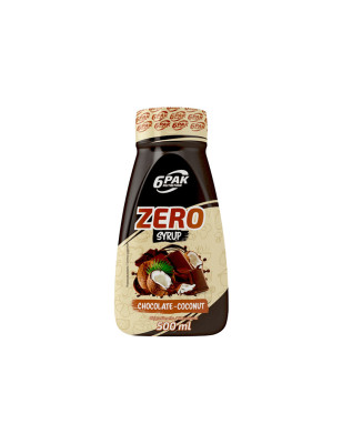 6PAK SYRUP ZERO 500ml Chocolate Coconut