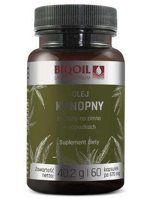 BIOOIL OLEJ KONOPNY 60 kaps