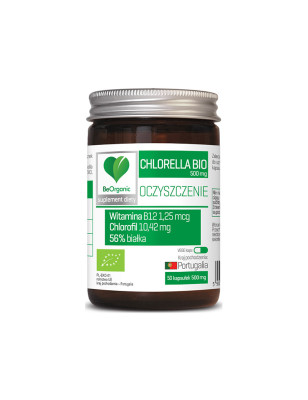 BEORGANIC CHLORELLA BIO 500mg-50kaps