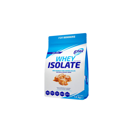 6PAK WHEY ISOLATE 1800g white chocolate