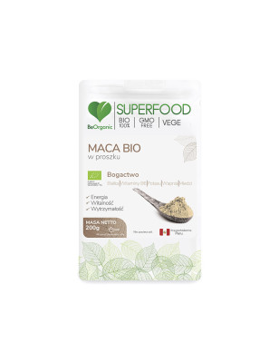 BEORGANIC MACA BIO W PROSZKU - 200g