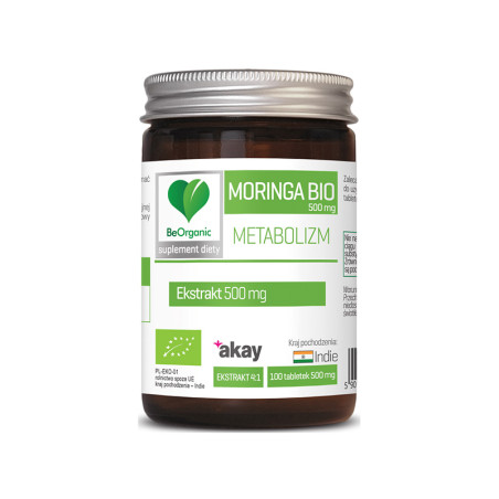 BEORGANIC MORINGA BIO 500mg-100tabl