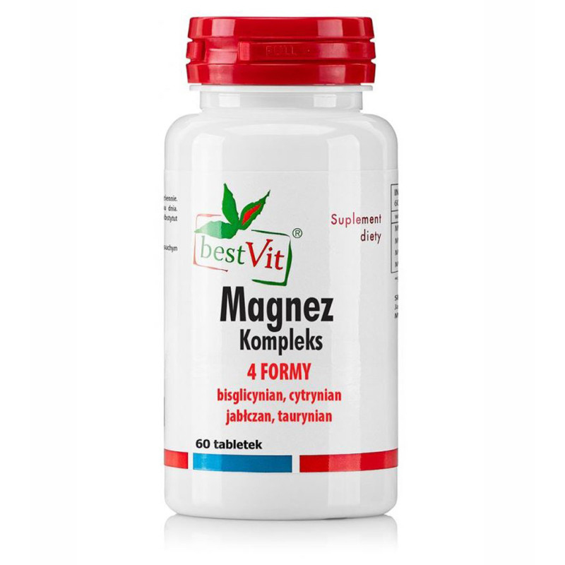 BESTVIT MAGNEZ KOMPLEKS 4 typy 200mg-60 tabl