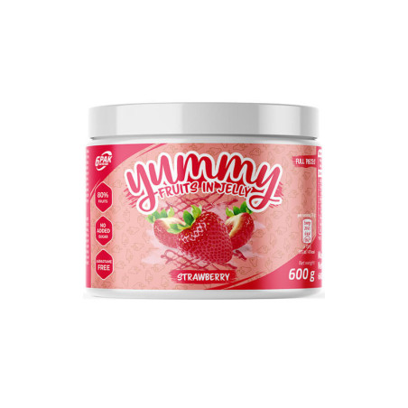 6PAK YUMMY FRUITS IN JELLY 600g strawberry