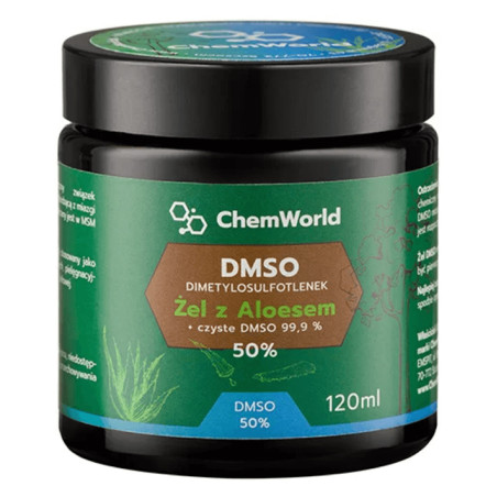 CHEMWORLD ŻEL DMSO 50% Z ALOESEM -120ml