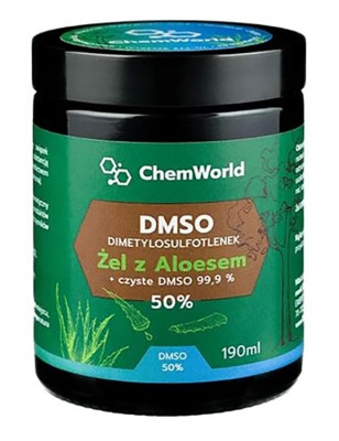 CHEMWORLD ŻEL DMSO 50% Z ALOESEM -190ml