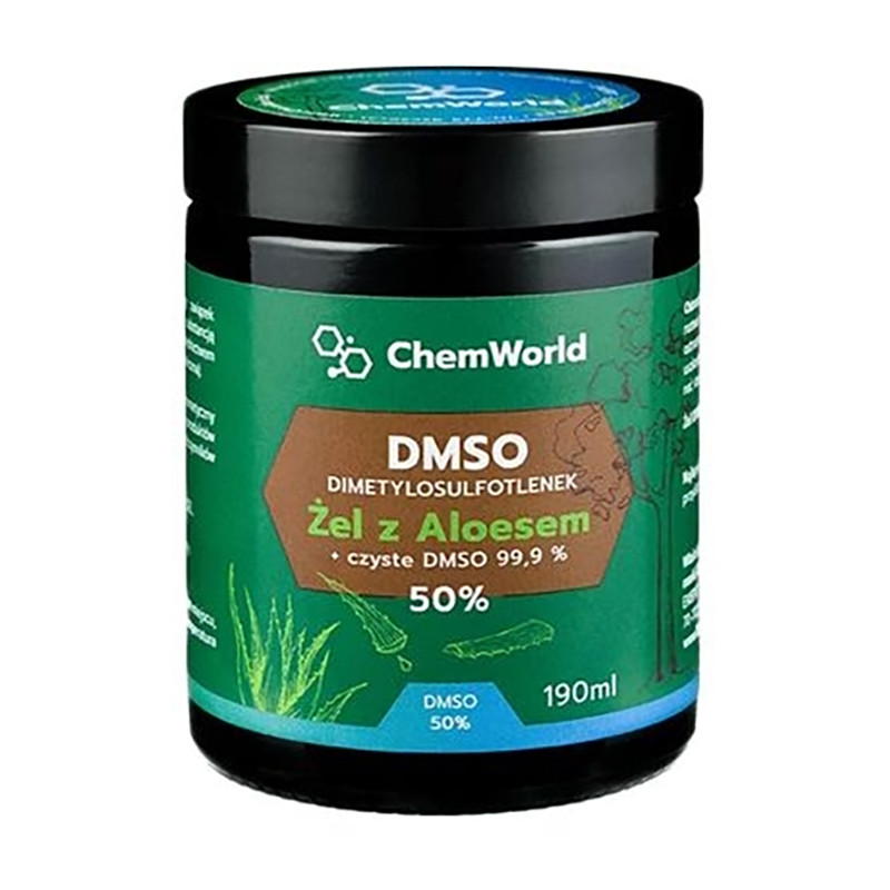 CHEMWORLD ŻEL DMSO 50% Z ALOESEM -190ml CHEMWORLD ŻEL DMSO 50% Z ALOESEM -190ml