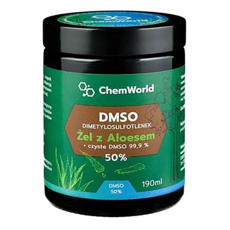 CHEMWORLD ŻEL DMSO 50% Z ALOESEM -190ml