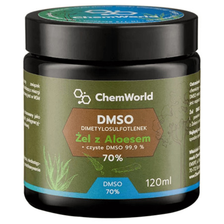 CHEMWORLD ŻEL DMSO 70% Z ALOESEM -120ml