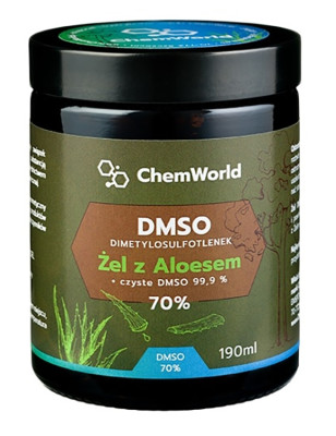 CHEMWORLD ŻEL DMSO 70% Z ALOESEM -190ml