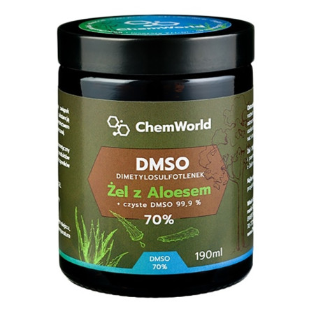 CHEMWORLD ŻEL DMSO 70% Z ALOESEM -190ml