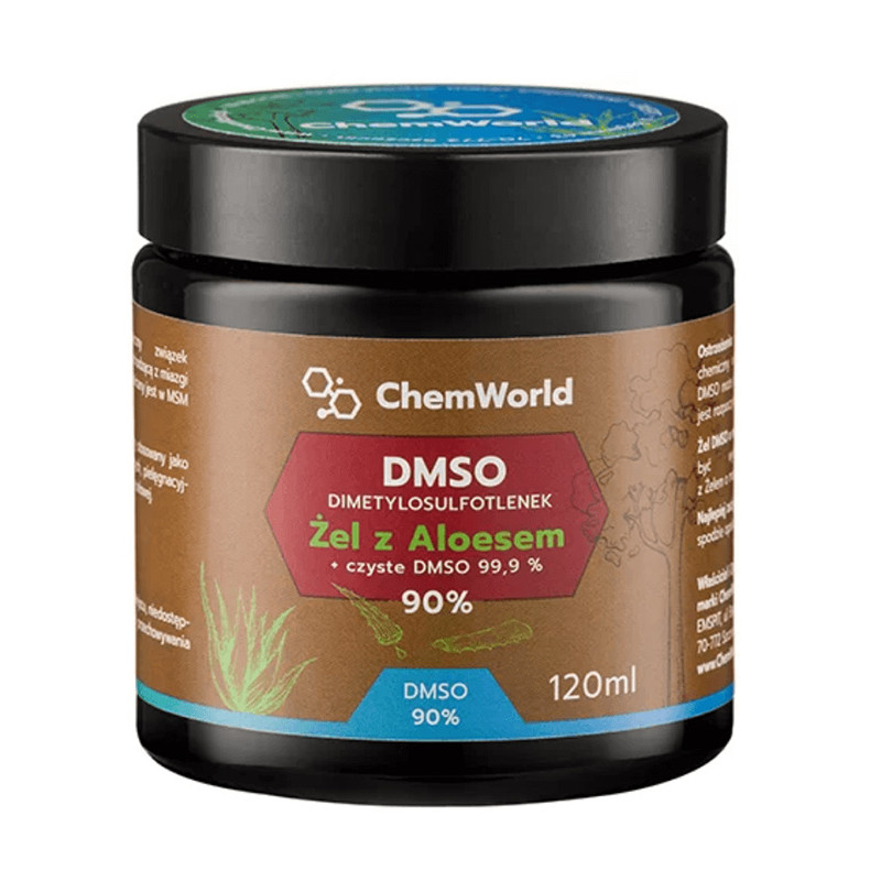 CHEMWORLD ŻEL DMSO 90% Z ALOESEM -120ml