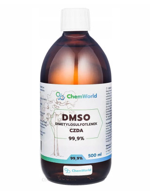 CHEMWORLD DMSO Pharmaceutical Grade 99,99% - 500ml