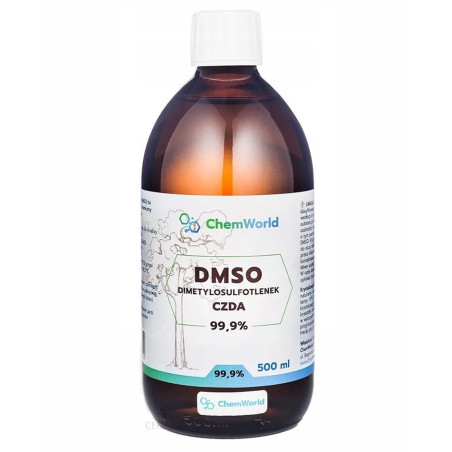 CHEMWORLD DMSO Pharmaceutical Grade 99,99% - 500ml