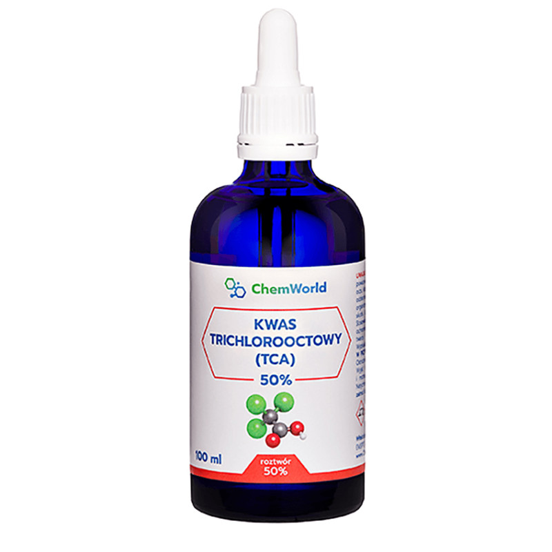 CHEMWORLD KWAS TRICHLOROOCTOWY 50% TCA - 50 ml CHEMWORLD KWAS TRICHLOROOCTOWY 50% TCA - 50 ml