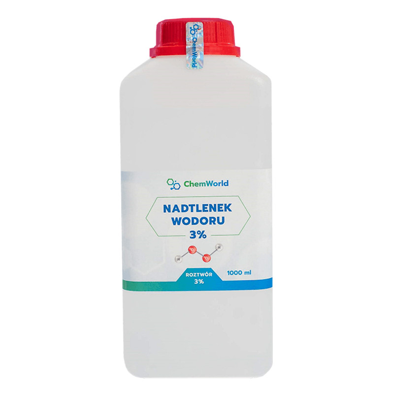 CHEMWORLD NADTLENEK WODORU 3% - 1000ml CHEMWORLD NADTLENEK WODORU 3% - 1000ml