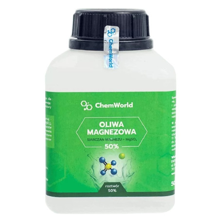 CHEMWORLD OLIWA MAGNEZOWA 50% (siarczan) 500ml ZIE