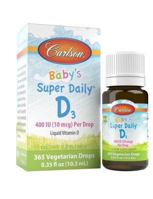 CARLSON LABS BABY'S SUPER DAILY D3 400IU - 10ml