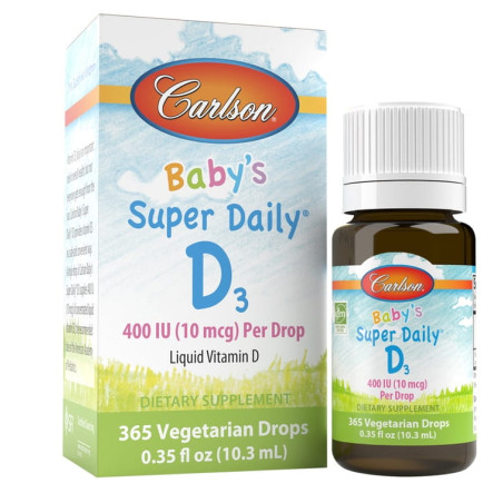 CARLSON LABS BABY'S SUPER DAILY D3 400IU - 10ml