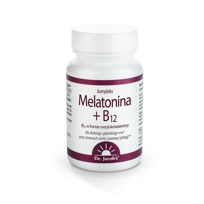 DR JACOBS MELATONINA + B12 FORTE 90tabl DR JACOBS MELATONINA + B12 FORTE 90tabl