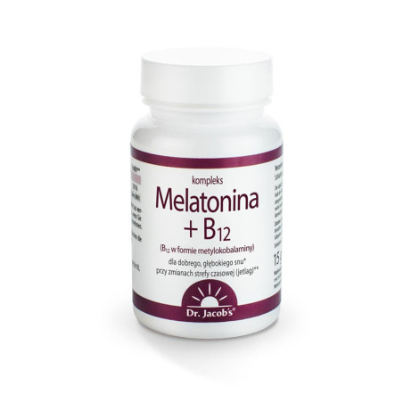DR JACOBS MELATONINA + B12 FORTE 90tabl