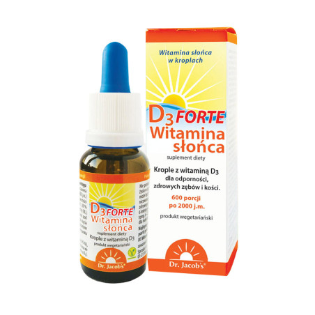DR JACOBS WITAMINA SŁOŃCA D3 FORTE - 20ml