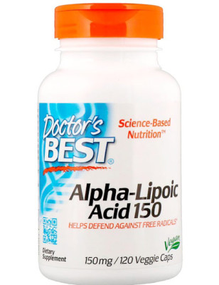 DOCTOR'S BEST ALPHA LIPOLIC ACID 150mg-120 kaps