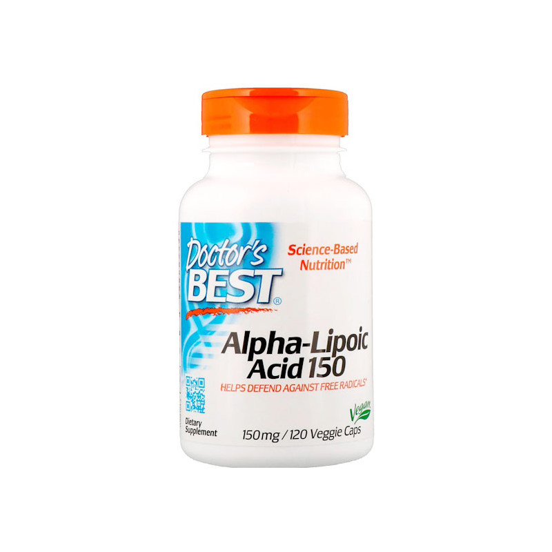 DOCTOR'S BEST ALPHA LIPOLIC ACID 150mg-120 kaps DOCTOR'S BEST ALPHA LIPOLIC ACID 150mg-120 kaps