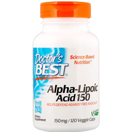 DOCTOR'S BEST ALPHA LIPOLIC ACID 150mg-120 kaps