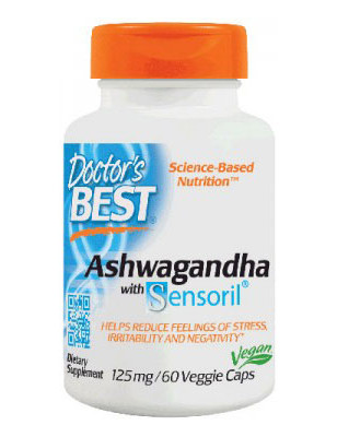 DOCTOR'S BEST ASHWAGANDHA SENSORIL 125mg-60 kaps