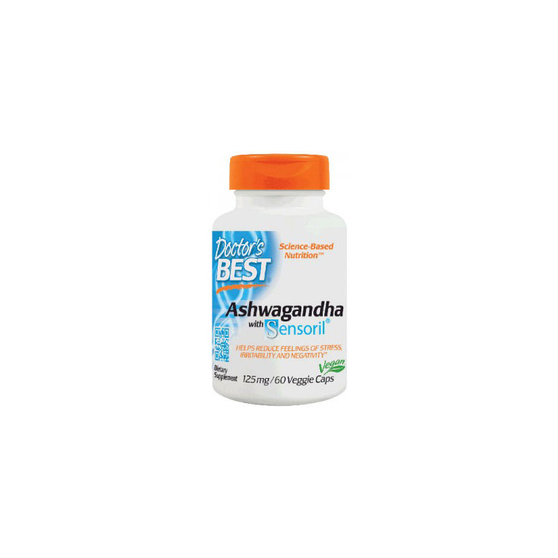 DOCTOR'S BEST ASHWAGANDHA SENSORIL 125mg-60 kaps DOCTOR'S BEST ASHWAGANDHA SENSORIL 125mg-60 kaps