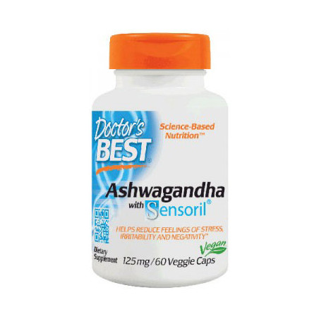 DOCTOR'S BEST ASHWAGANDHA SENSORIL 125mg-60 kaps