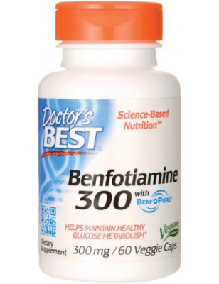 DOCTOR'S BEST BENFOTIAMINE 300mg - 60 kaps