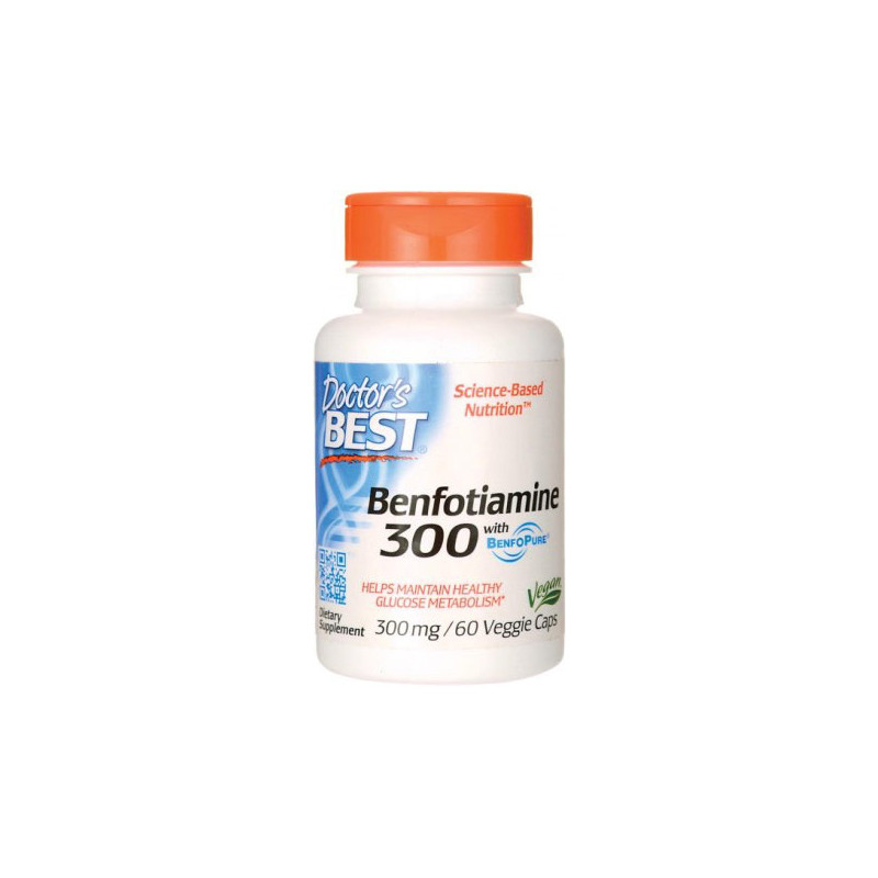 DOCTOR'S BEST BENFOTIAMINE 300mg - 60 kaps DOCTOR'S BEST BENFOTIAMINE 300mg - 60 kaps