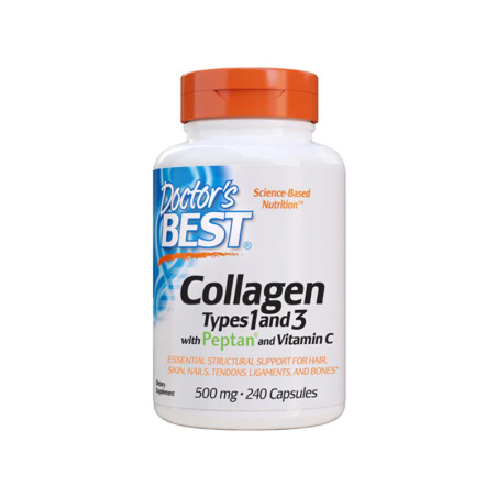 DOCTOR'S BEST COLLAGEN TYPE 1&3 with PEPTAN 240kap