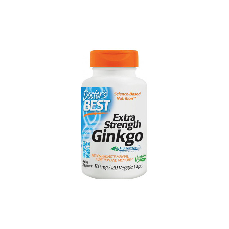 DOCTOR'S BEST EXTRA STRENGHT GINKGO 120mg-120 kaps DOCTOR'S BEST EXTRA STRENGHT GINKGO 120mg-120 kaps