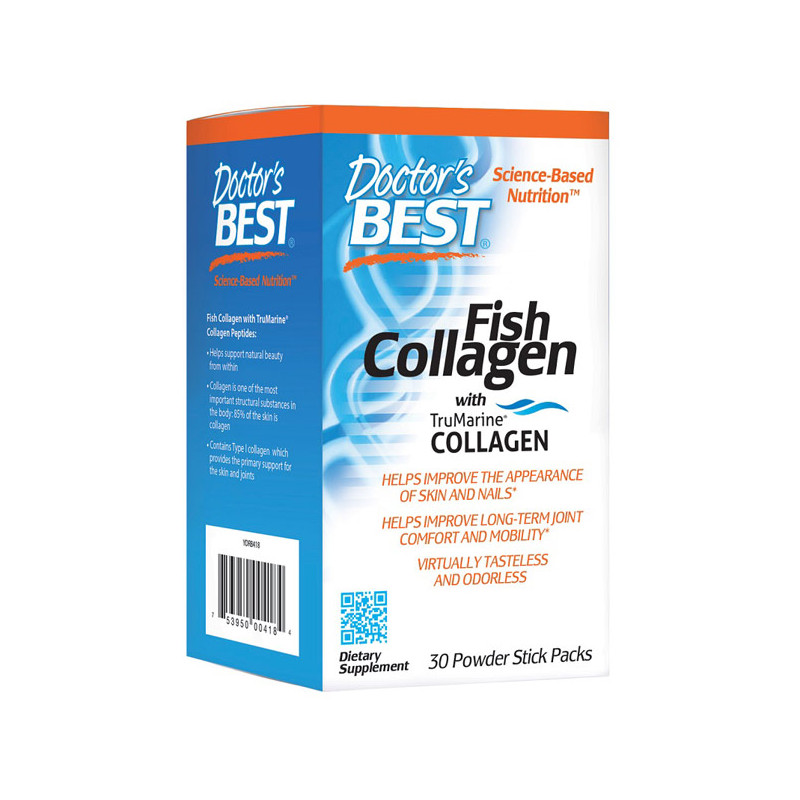 DOCTOR'S BEST FISH COLLAGEN WITH TRUMARINE-30 stic DOCTOR'S BEST FISH COLLAGEN WITH TRUMARINE-30 stic