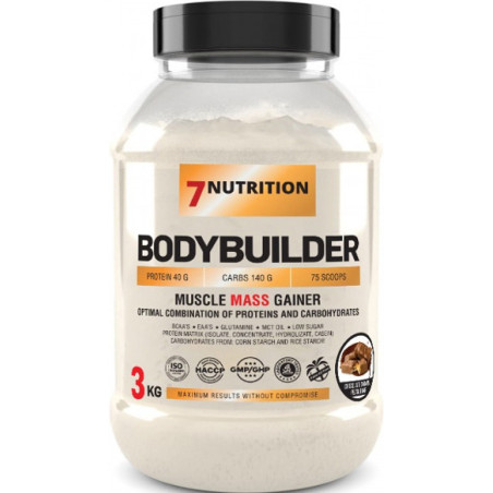 7 NUTRITION BODYBUILDER 3000g - biała czekoalda