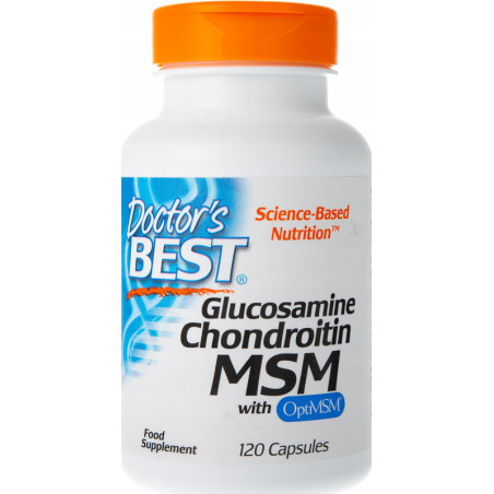 DOCTOR'S BEST GLUCOSAMINE CHONDROITIN MSM-120 kaps