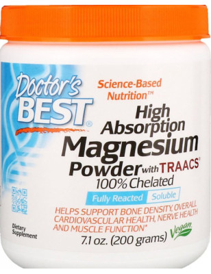 DOCTOR'S BEST HIGH ABSORPT. MAGNESIUM POWDER 200g
