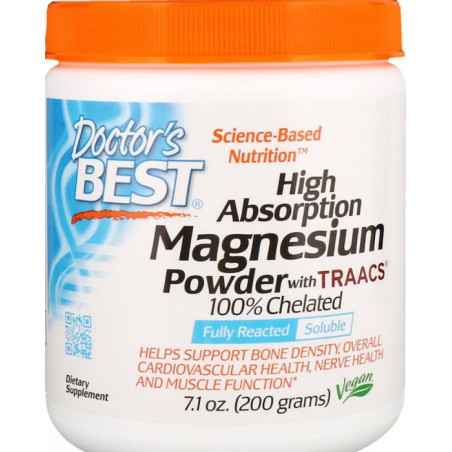 DOCTOR'S BEST HIGH ABSORPT. MAGNESIUM POWDER 200g