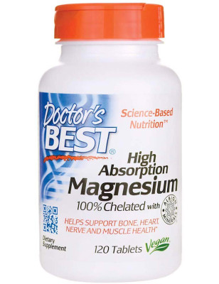 DOCTOR'S BEST HIGH ABSORPT. MAGNESIUM 100mg-120tab