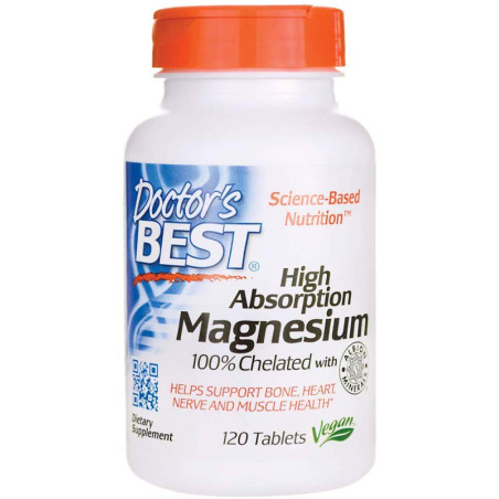 DOCTOR'S BEST HIGH ABSORPT. MAGNESIUM 100mg-120tab