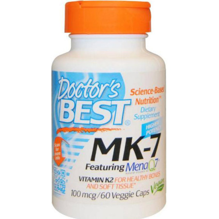 DOCTOR'S BEST VITAMIN K2MK7 100mcg 60 kaps