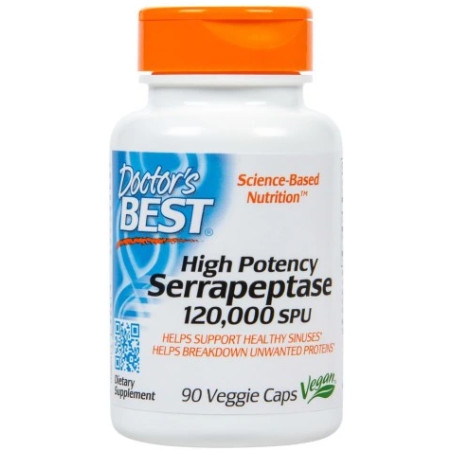 DOCTOR'S BEST SERRAPEPTASE 120 000 - 90kaps