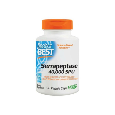 DOCTOR'S BEST SERRAPEPTASE 40 000 SPU - 90kaps
