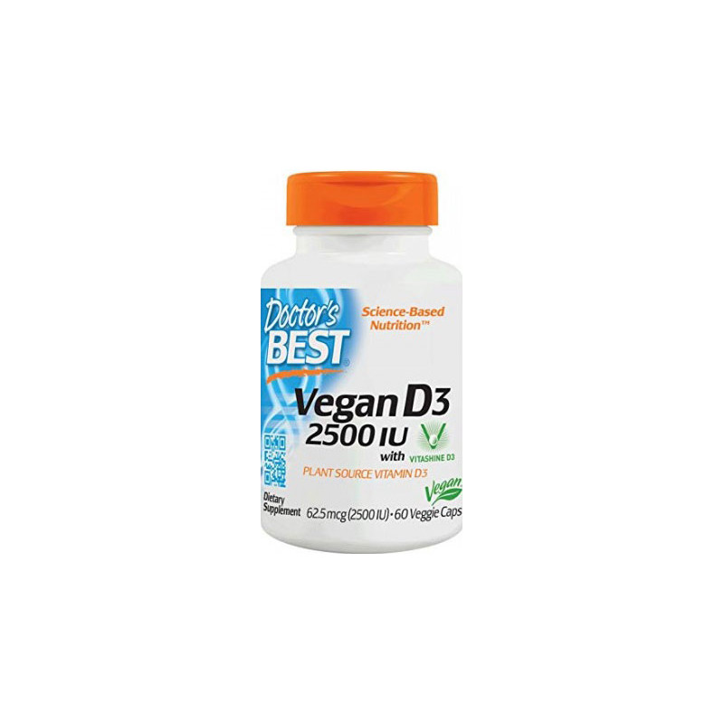 DOCTOR'S BEST VEGAN D3 2500iu - 60 kaps