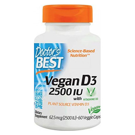 DOCTOR'S BEST VEGAN D3 2500iu - 60 kaps
